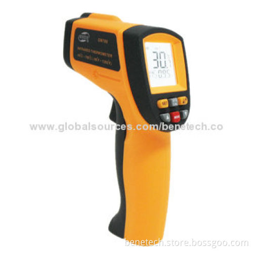 GM700, Non-contact, Portable, Infrared Thermometer, D:S 12:1, -50~700°C, Adjustable Emissivity